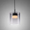 JUST LIGHT 14042-18 ELIO Pendelleuchte 1-flammig schwarz 3000K