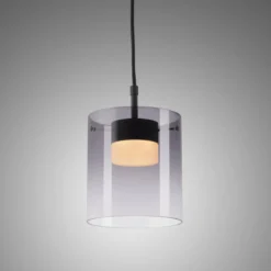 JUST LIGHT 14042-18 ELIO Pendelleuchte 1-flammig schwarz 3000K