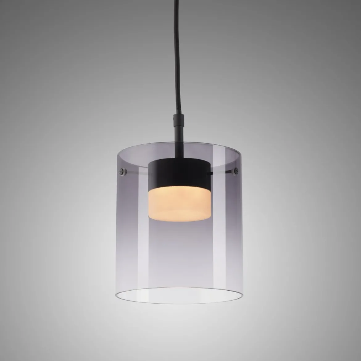 JUST LIGHT 14042-18 ELIO Pendelleuchte 1-flammig schwarz 3000K