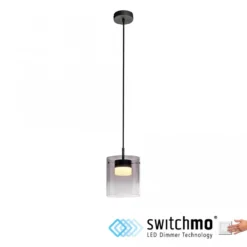 JUST LIGHT 14042-18 ELIO Pendelleuchte 1-flammig schwarz 3000K