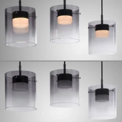 JUST LIGHT 14043-18 ELIO Pendelleuchte 3-flammig schwarz 3000K