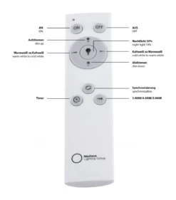 JUST LIGHT 14373-00 FRIDA LED Deckenleuchte 60cm transparent Sternenhimmeloptik
