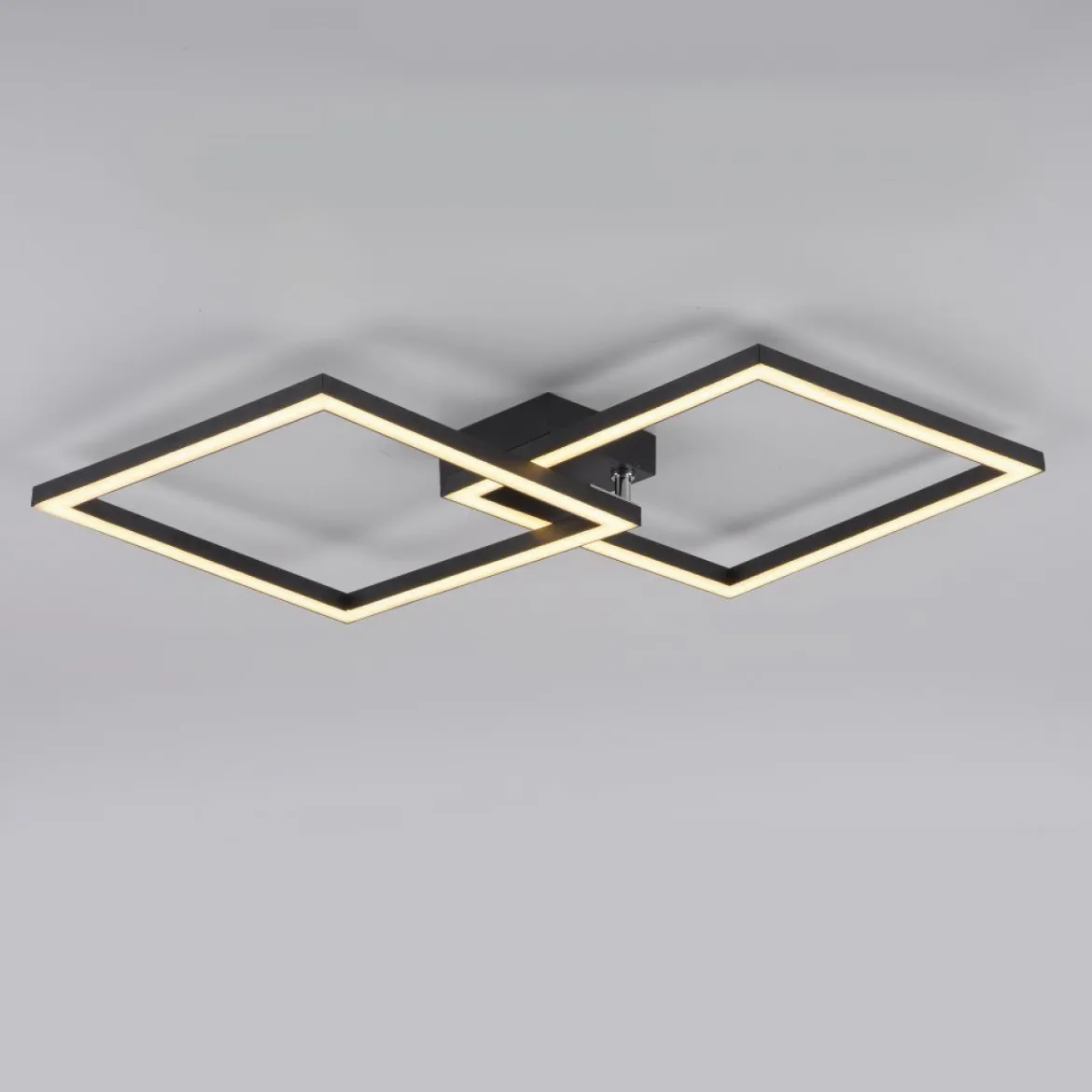JUST LIGHT 14708-18 IVEN Deckenleuchte schwarz 3000K