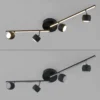 JUST LIGHT 11402-18 JARIK Deckenleuchte 4-flammig schwarz 3000K