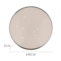 JUST LIGHT 14295-55 KYLE Deckenleuchte stahl 3000K
