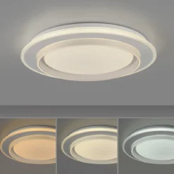 JUST LIGHT 14297-16 LAGO Deckenleuchte weiss CCT-Farbsteuerung