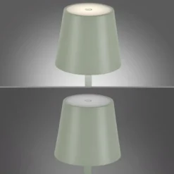 Just Light 19250-43 LED Akku Tischleuchte EURIA grün IP54
