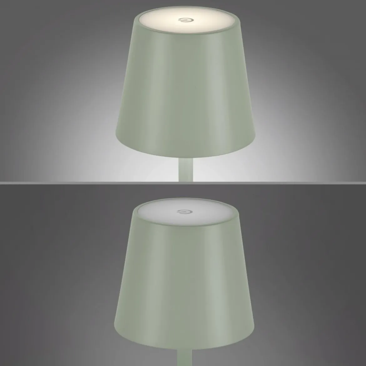 Just Light 19250-43 LED Akku Tischleuchte EURIA grün IP54