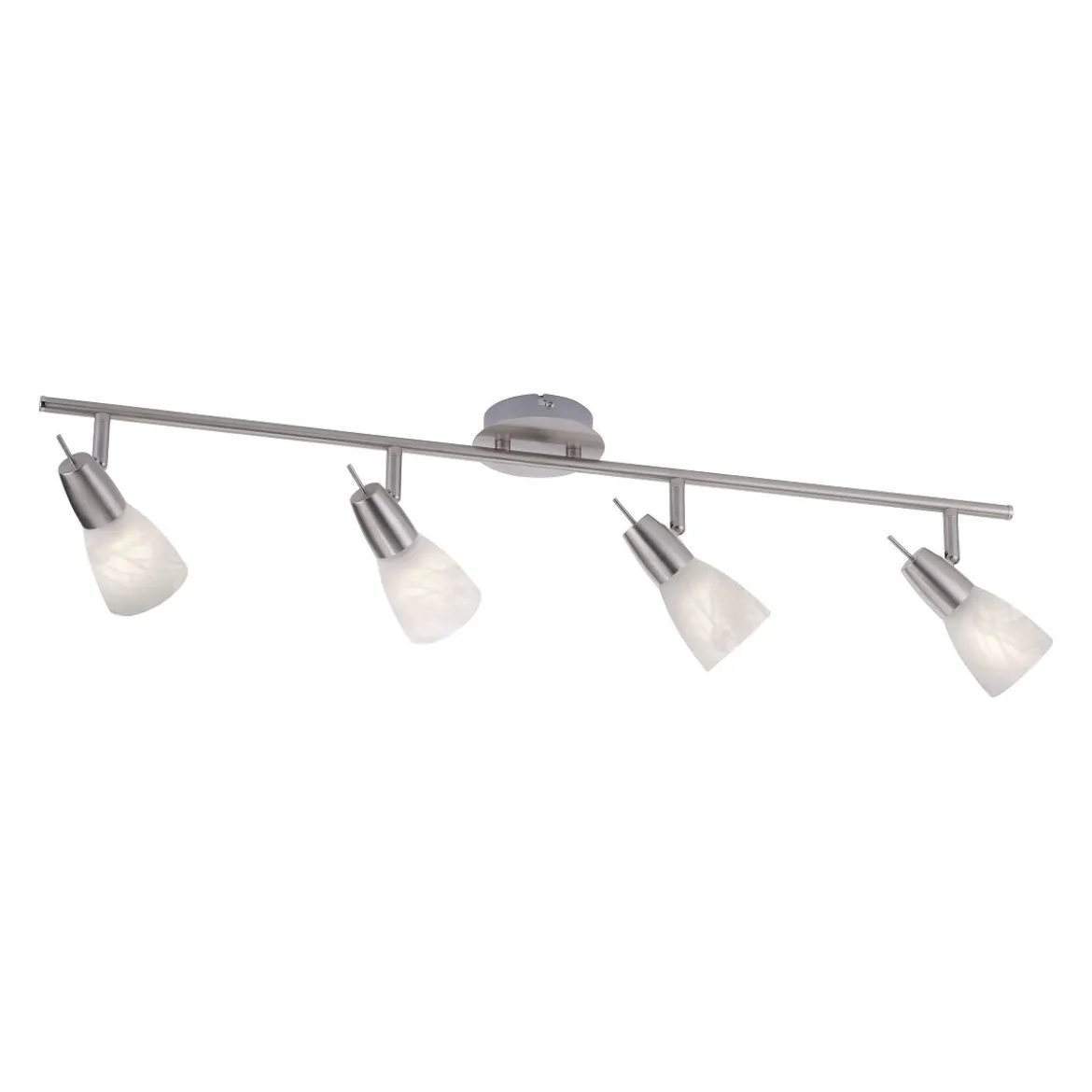 JUST LIGHT 11864-55 LED Deckenleuchte Julia 4-flammig 3000K GU10 Stahl