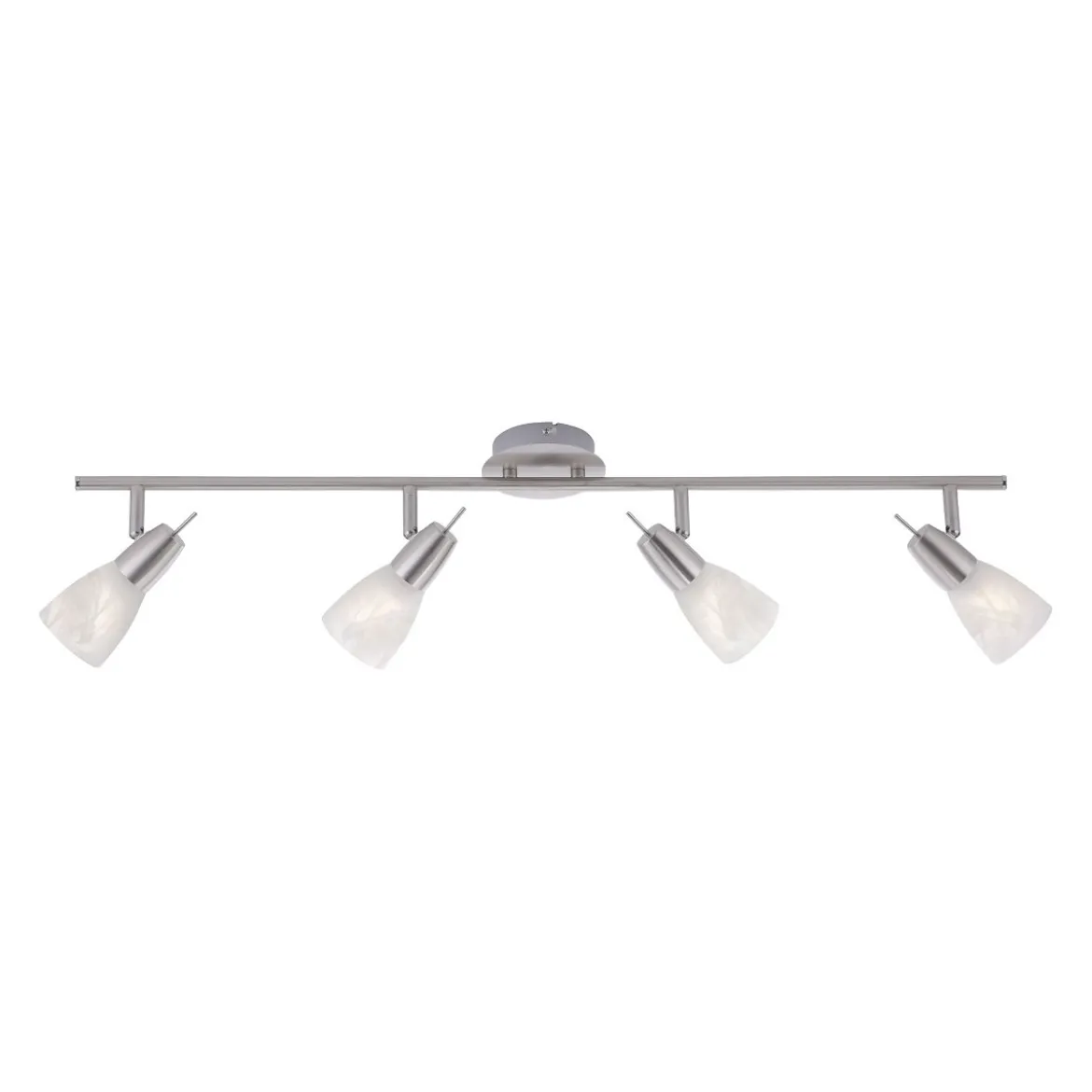 JUST LIGHT 11864-55 LED Deckenleuchte Julia 4-flammig 3000K GU10 Stahl
