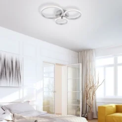 JUST LIGHT 12110-55 LED Deckenleuchte JOHANNA 3-flammig Stahl 3000K