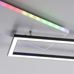JUST LIGHT 11326-95 LED Deckenleuchte aluminium CCT Rainbow RGB