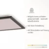 JUST LIGHT 14757-18 LED Deckenleuchte Panel FLAT schwarz rechteckig CCT