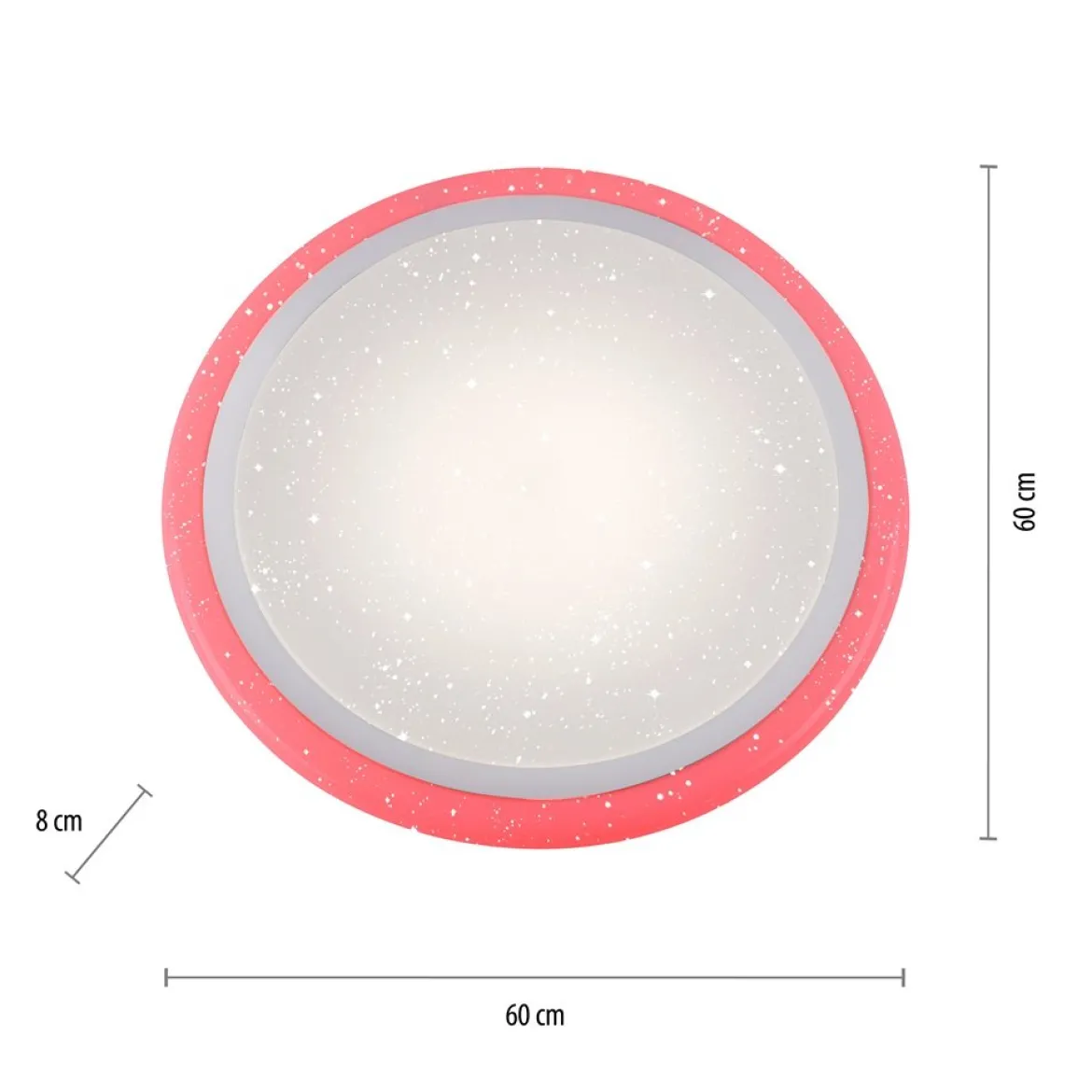 JUST LIGHT 15230-16 LED Deckenleuchte LUISA Sternenhimmel 60cm