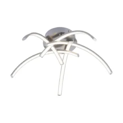 JUST LIGHT 15340-55 LED Deckenleuchte VALERIE 5-flammig stahl 3000K