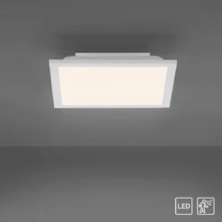 JUST LIGHT 14470-16 LED Panel FLEET mit Bewegungsmelder weiß 295x295mm 4000K