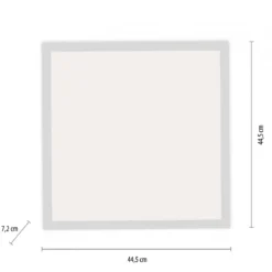JUST LIGHT 14471-16 LED Panel FLEET mit Bewegungsmelder weiß 445x445mm 4000K