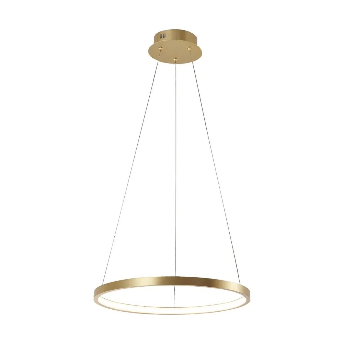 JUST LIGHT 11522-12 LED Pendelleuchte Circle 39cm 3000K Gold