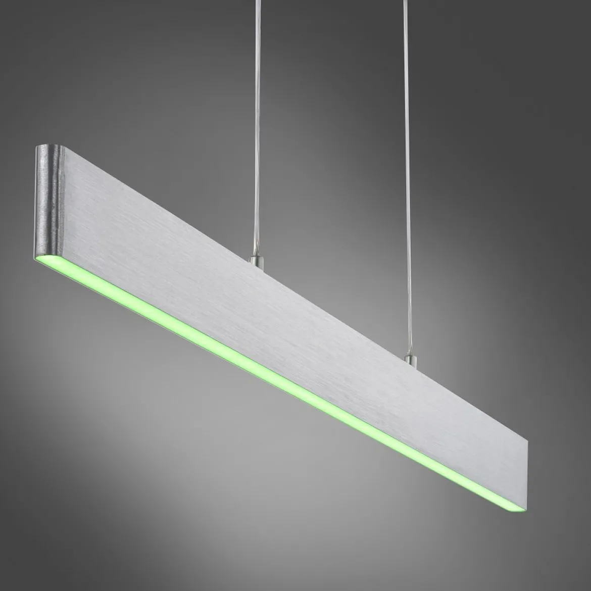 JUST LIGHT 11568-95 LED Pendelleuchte LOLAsmart-Nila Smart Home RGBW stahlfarben
