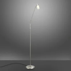 JUST LIGHT 11938-55 LED Stehleuchte 1-flammig 3000K GU10 Stahl