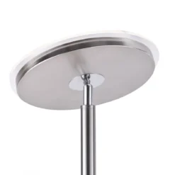 JUST LIGHT 11709-55 LED Stehleuchte Hans mit Lesearm 3000K dimmbar Stahl