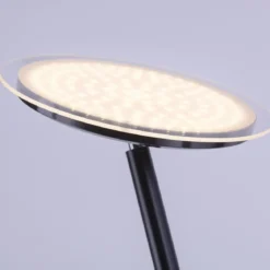 JUST LIGHT 11729-18 LED Stehleuchte Hans 3000K dimmbar Schwarz