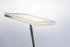 JUST LIGHT 11710-55 LED Stehleuchte Hans eckig mit Lesearm 3000K dimmbar Stahl