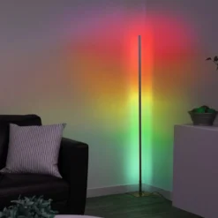 JUST LIGHT 11788-55 LED Stehleuchte Henry CCT RGB dimmbar Stahl