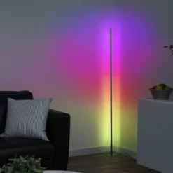 JUST LIGHT 11788-55 LED Stehleuchte Henry CCT RGB dimmbar Stahl