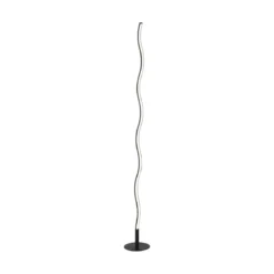 JUST LIGHT 15168-18 LED Stehleuchte WAVE schwarz Wellenform