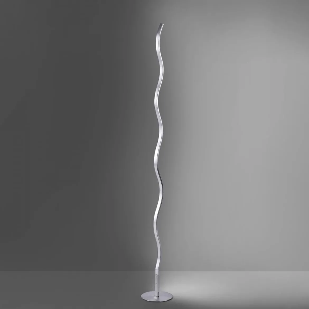 JUST LIGHT 15168-55 LED Stehleuchte WAVE stahl Wellenform