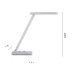 JUST LIGHT 14415-16 LED Tischleuchte FLORENTINA Touchdimmer weiss CCT Funktion