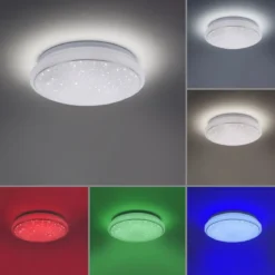 JUST LIGHT 14742-16 LOLAsmart-Jupi LED Deckenleuchte Sternenhimmel 35cm RGBW