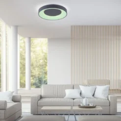 JUST LIGHT 14346-18 LOLAsmart LED Deckenleuchte LOLAsmart ANIKA anthrazit RGBW 48cm
