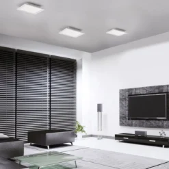 JUST LIGHT 14680-16 LOLAsmart LED Deckenleuchte FLAT 30x30cm weiß RGBW