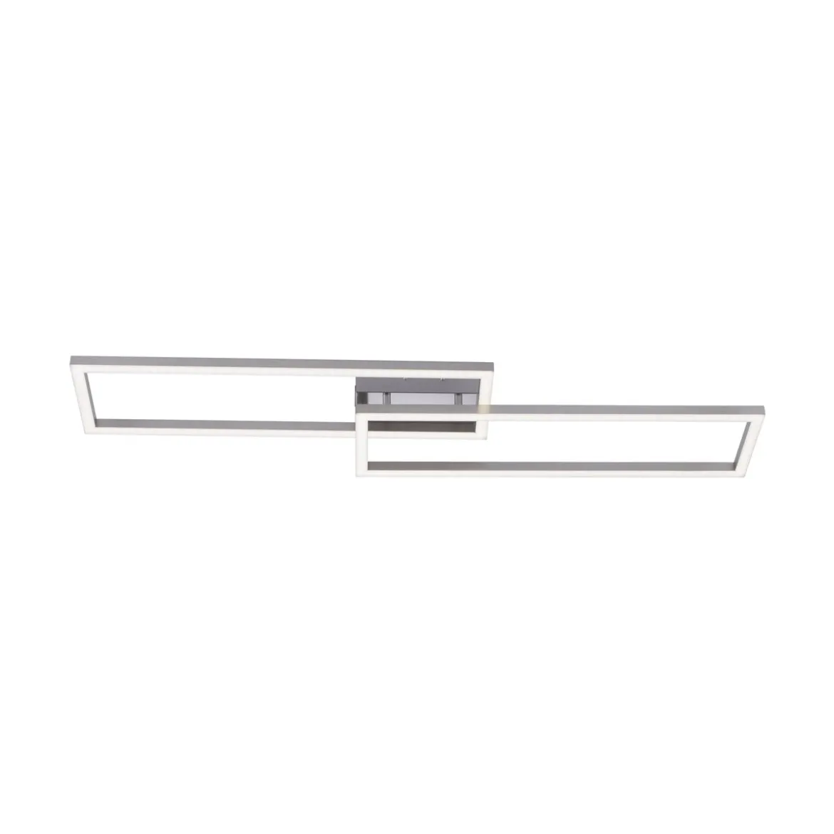 JUST LIGHT 16430-55 LOLAsmart MAXI LED Deckenleuchte stahlfarben RGBW