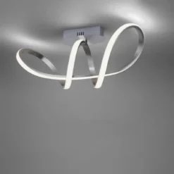 JUST LIGHT 15403-95 MARIA LED Deckenleuchte aluminiumfarben 3-Step Dim 3000K