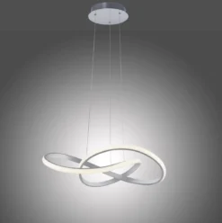 JUST LIGHT 15402-95 Maria LED Pendelleuchte aluminium 3-Step Dim 3000K