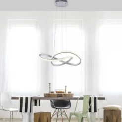 JUST LIGHT 15402-95 Maria LED Pendelleuchte aluminium 3-Step Dim 3000K