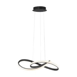 JUST LIGHT 15402-18 Maria LED Pendelleuchte schwarz 3-Step Dim 3000K