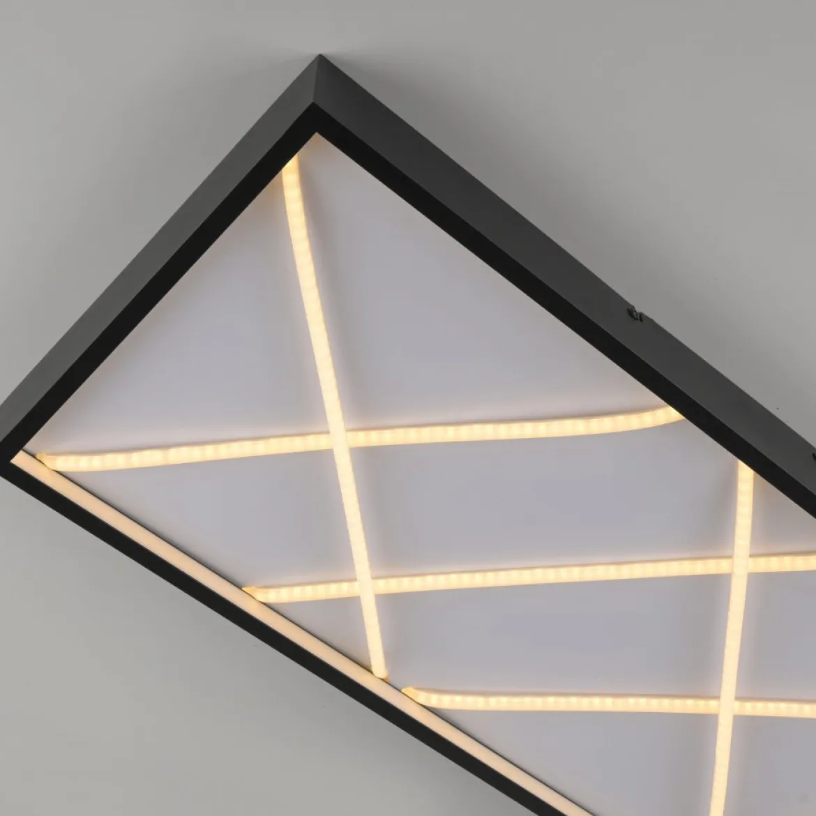 JUST LIGHT 14094-18 MIKADO Deckenleuchte rechteckig schwarz 3000K