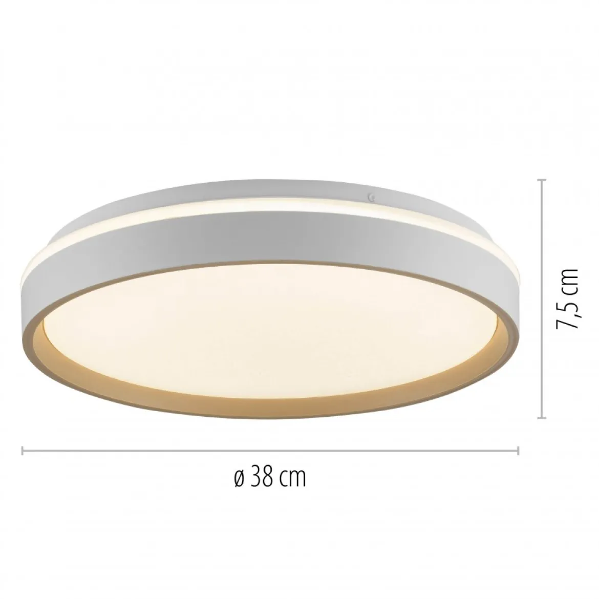 JUST LIGHT 14277-39 MIO Deckenleuchte sand 38.5 cm