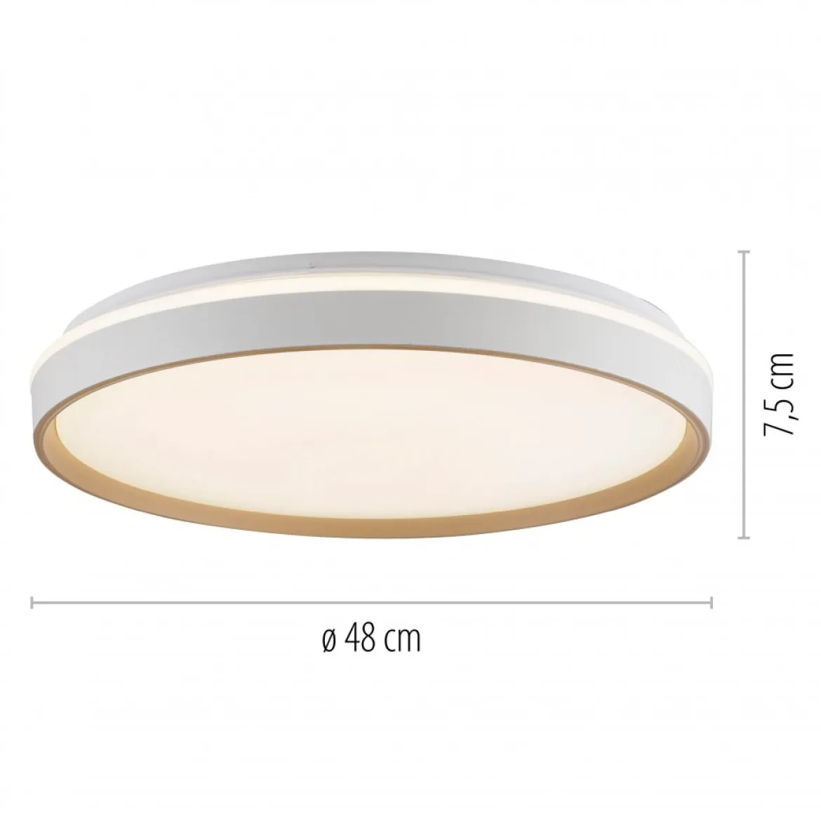JUST LIGHT 14278-39 MIO Deckenleuchte sand 48.5 cm