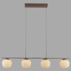 JUST LIGHT 15179-39 NAMI Pendelleuchte 4-flammig sandfarben