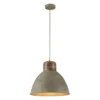 JUST LIGHT 11985-39 Pendelleuchte Samia E27 Beige Mangoholz