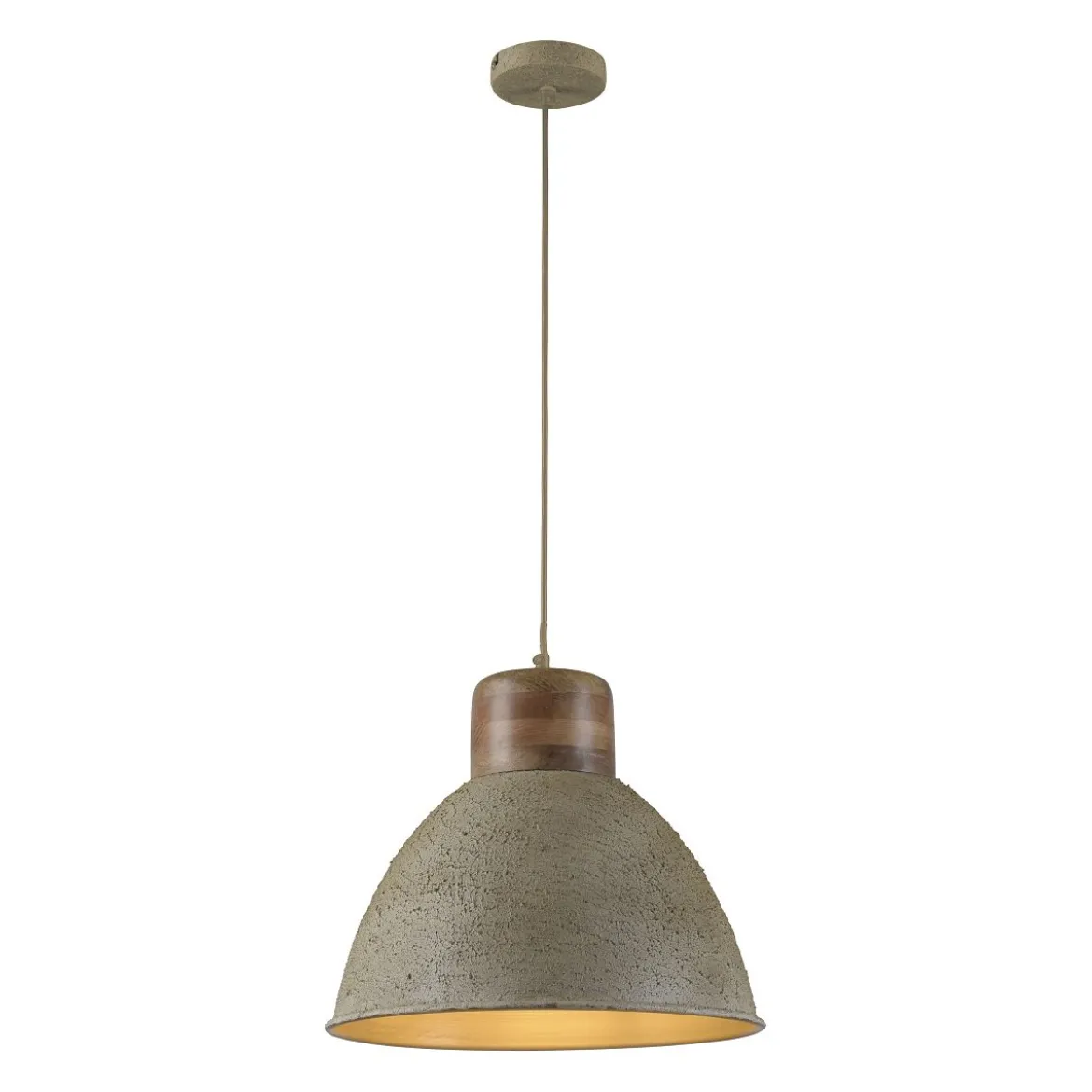 JUST LIGHT 11985-39 Pendelleuchte Samia E27 Beige Mangoholz