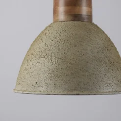 JUST LIGHT 11985-39 Pendelleuchte Samia E27 Beige Mangoholz