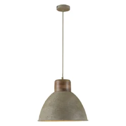 JUST LIGHT 11985-39 Pendelleuchte Samia E27 Beige Mangoholz