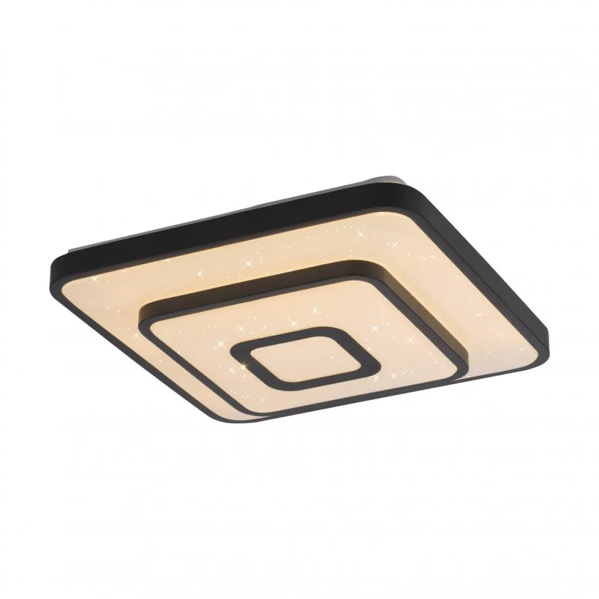 JUST LIGHT 15455-18 TURANUS Deckenleuchte quadratisch 37.5 schwarz