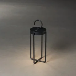 KONSTSMIDE 7820-750 USB Laterne Manorola schwarz 39cm dimmbar